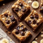 4 Ingredient Peanut Butter Banana Bars Recipe