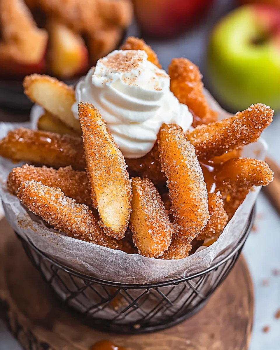 Air Fryer Apple Fries