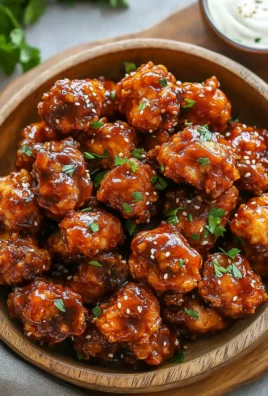 Baked Honey BBQ Chicken Bites