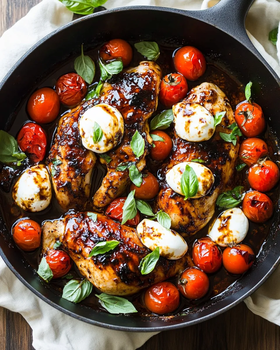 Balsamic Glazed One Pan Chicken