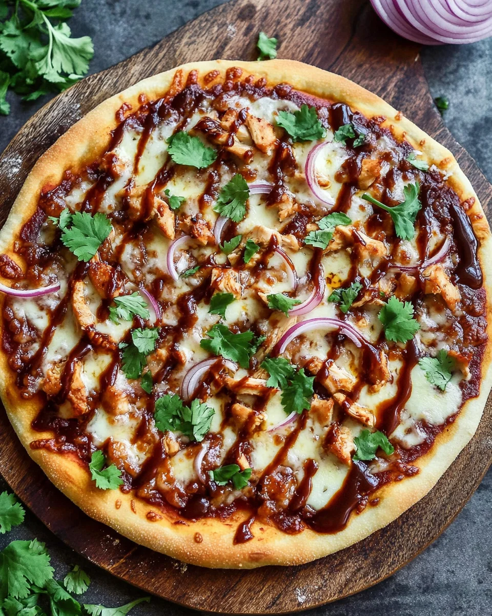 BBQ Chicken Bacon Pizza