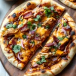 BBQ Chicken Naan Pizzas