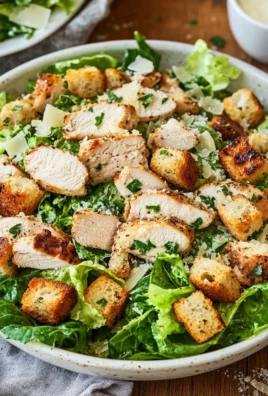 Best Chicken Caesar Salad with Homemade Croutons