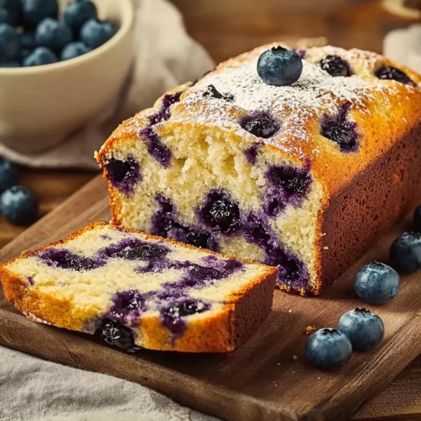 Blueberry Cream Cheese Bread