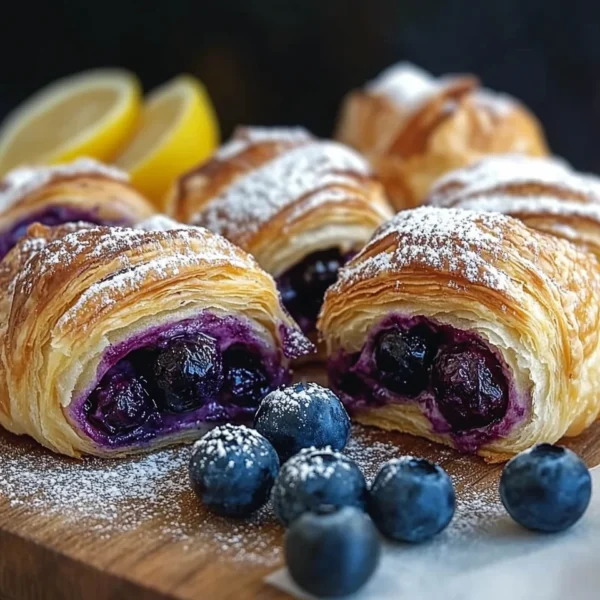 Blueberry Cream Cheese Puff Pastry