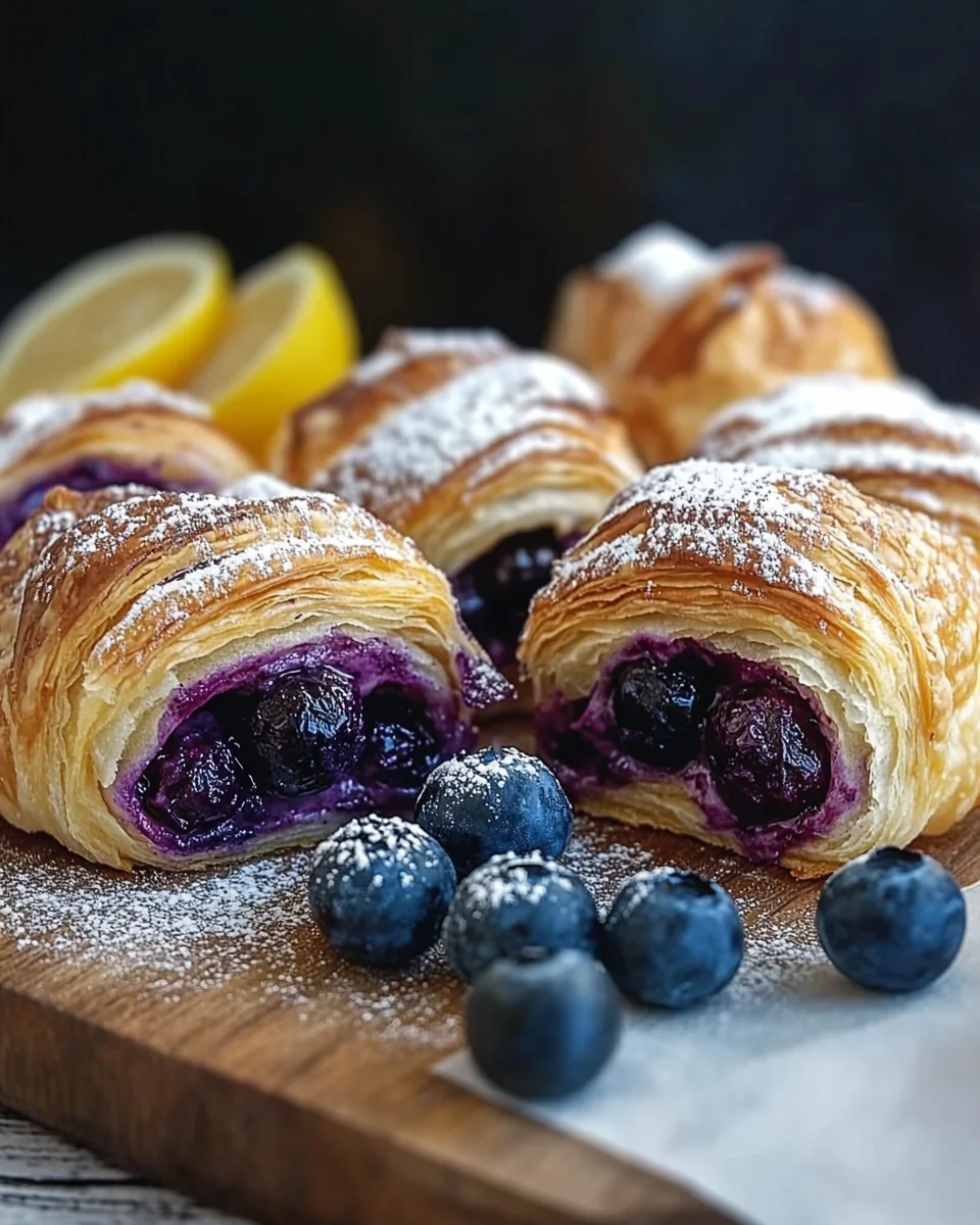 Blueberry Cream Cheese Puff Pastry