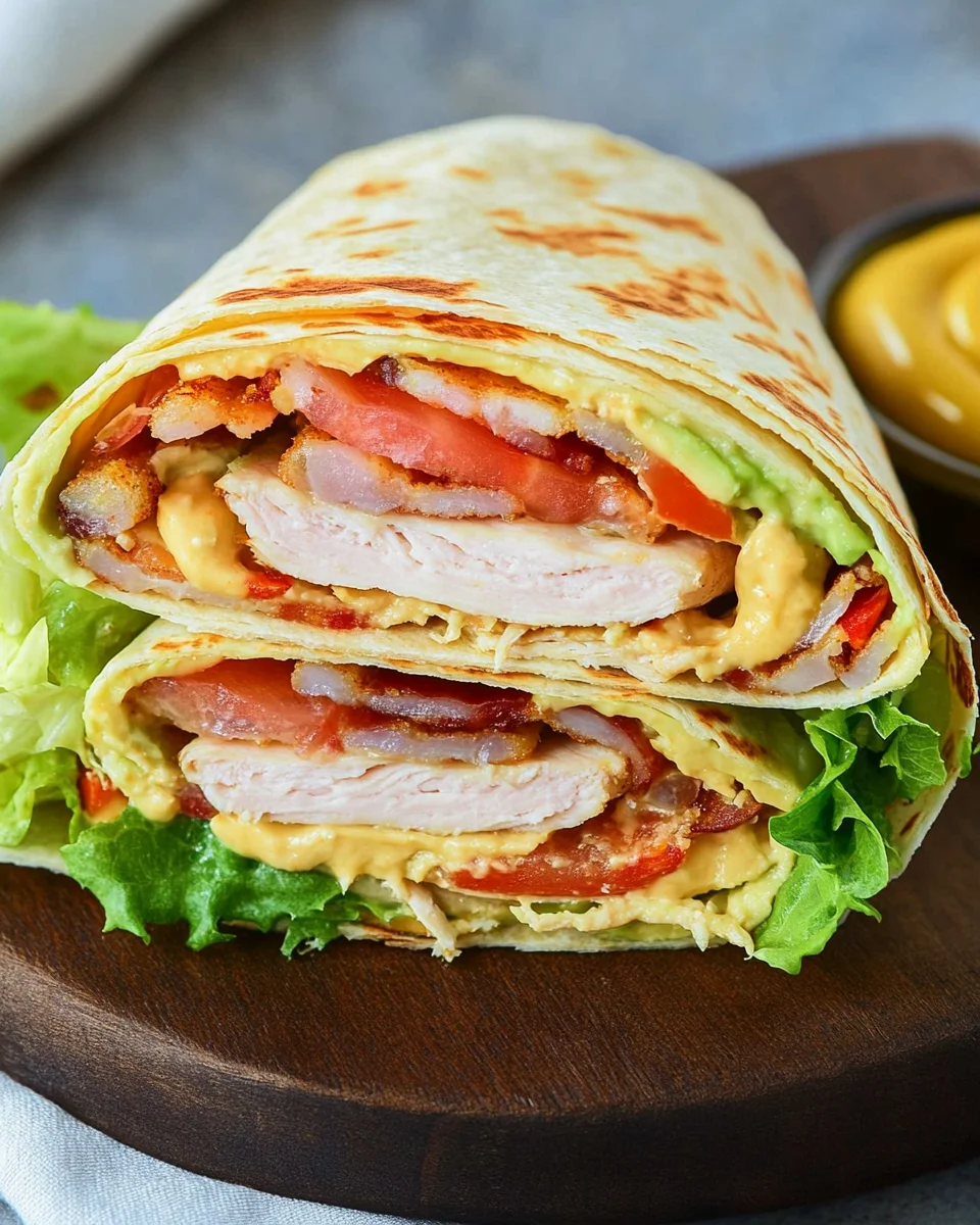 California Turkey Club Wrap