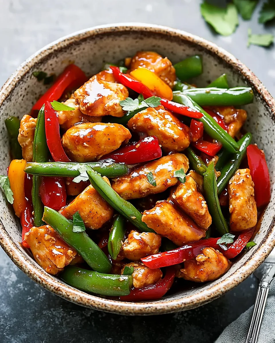 Chicken and Green Bean Stir Fry
