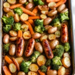 Chicken Apple Sausage Sheet Pan Dinner