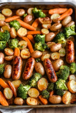 Chicken Apple Sausage Sheet Pan Dinner