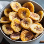Cinnamon Sugar Air Fryer Banana Chips