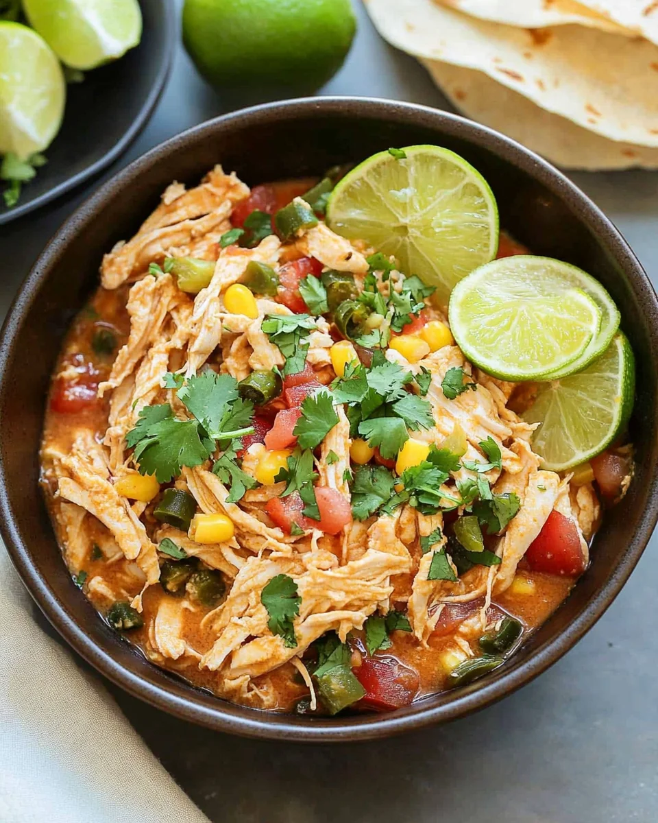 Crock Pot Fiesta Chicken