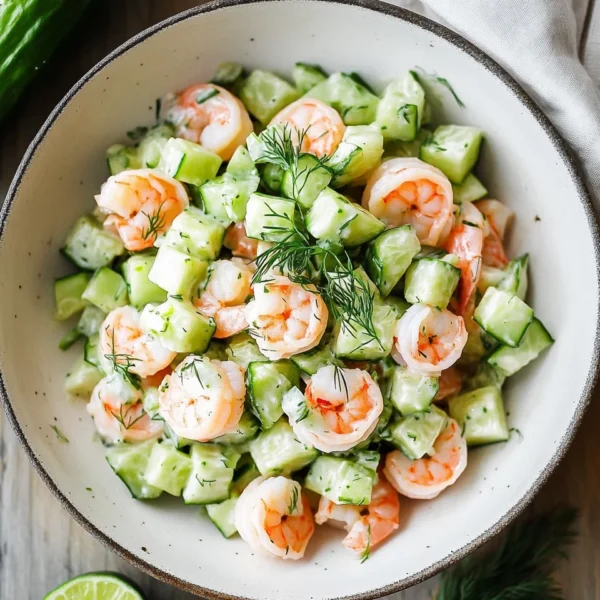 Cucumber Shrimp Salad