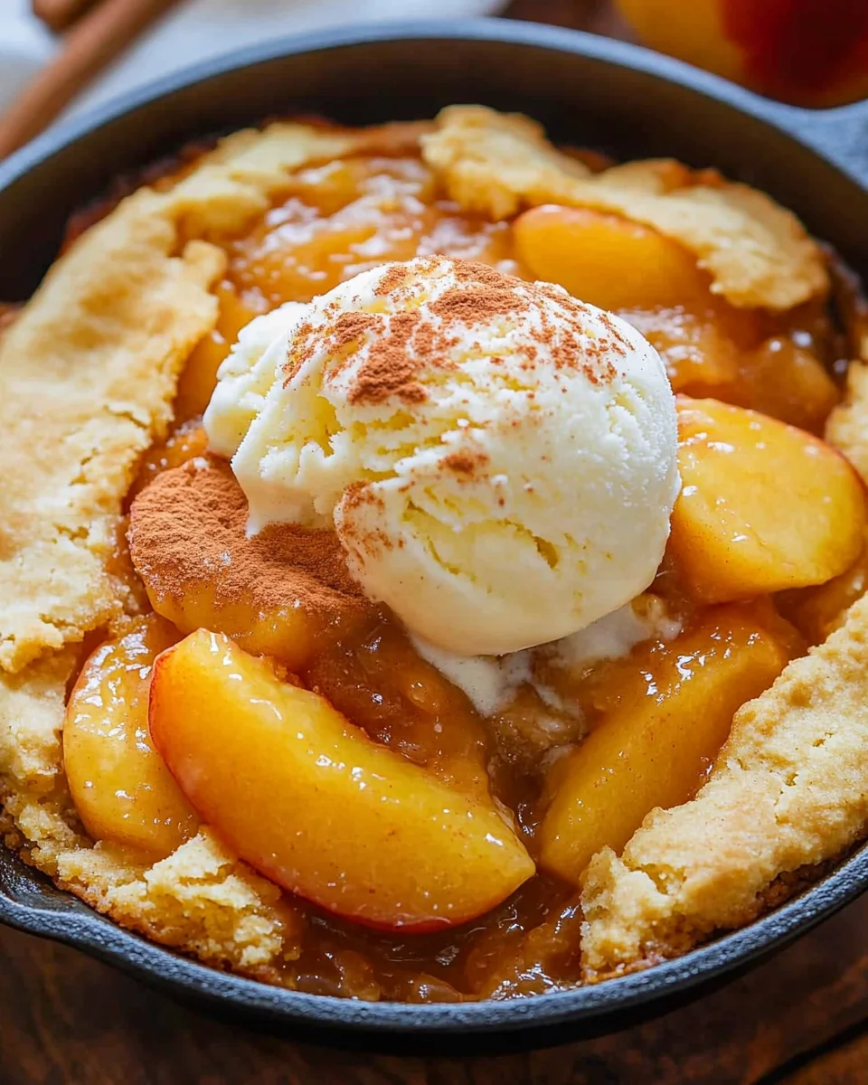 Easy Peach Cobbler