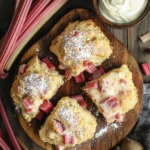 Easy Rhubarb Scones