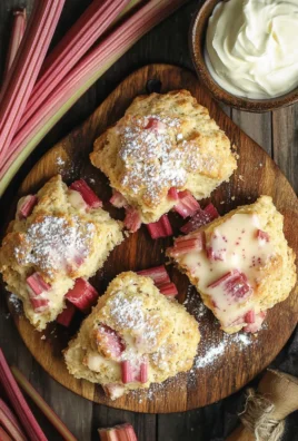 Easy Rhubarb Scones