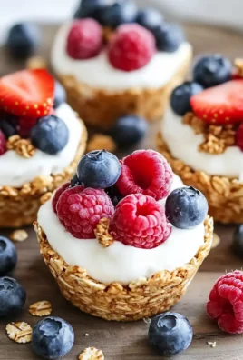 Frozen Yogurt Granola Cups