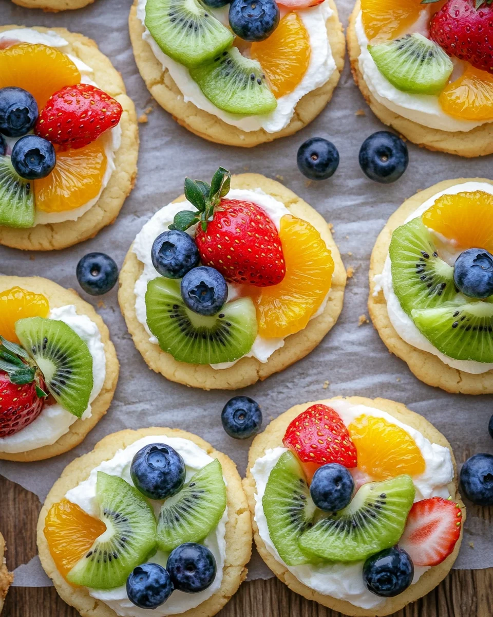 Fruit Pizza Cookies