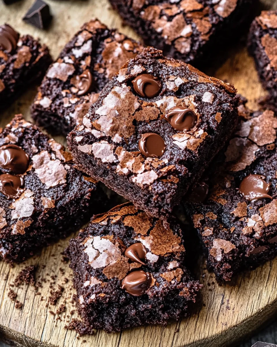 Fudgy Chewy Browkies (Brookies)