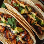 Garlic Butter Honey BBQ Chicken Tacos: Sweet, Savory & Irresistible!