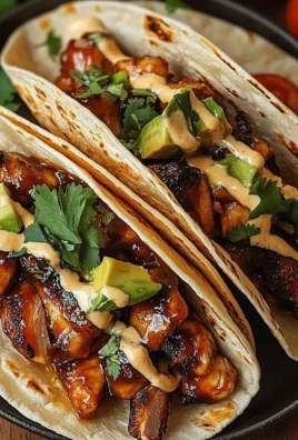 Garlic Butter Honey BBQ Chicken Tacos: Sweet, Savory & Irresistible!