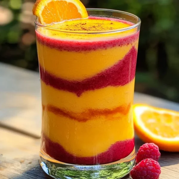 Golden Peach Sunrise Smoothie