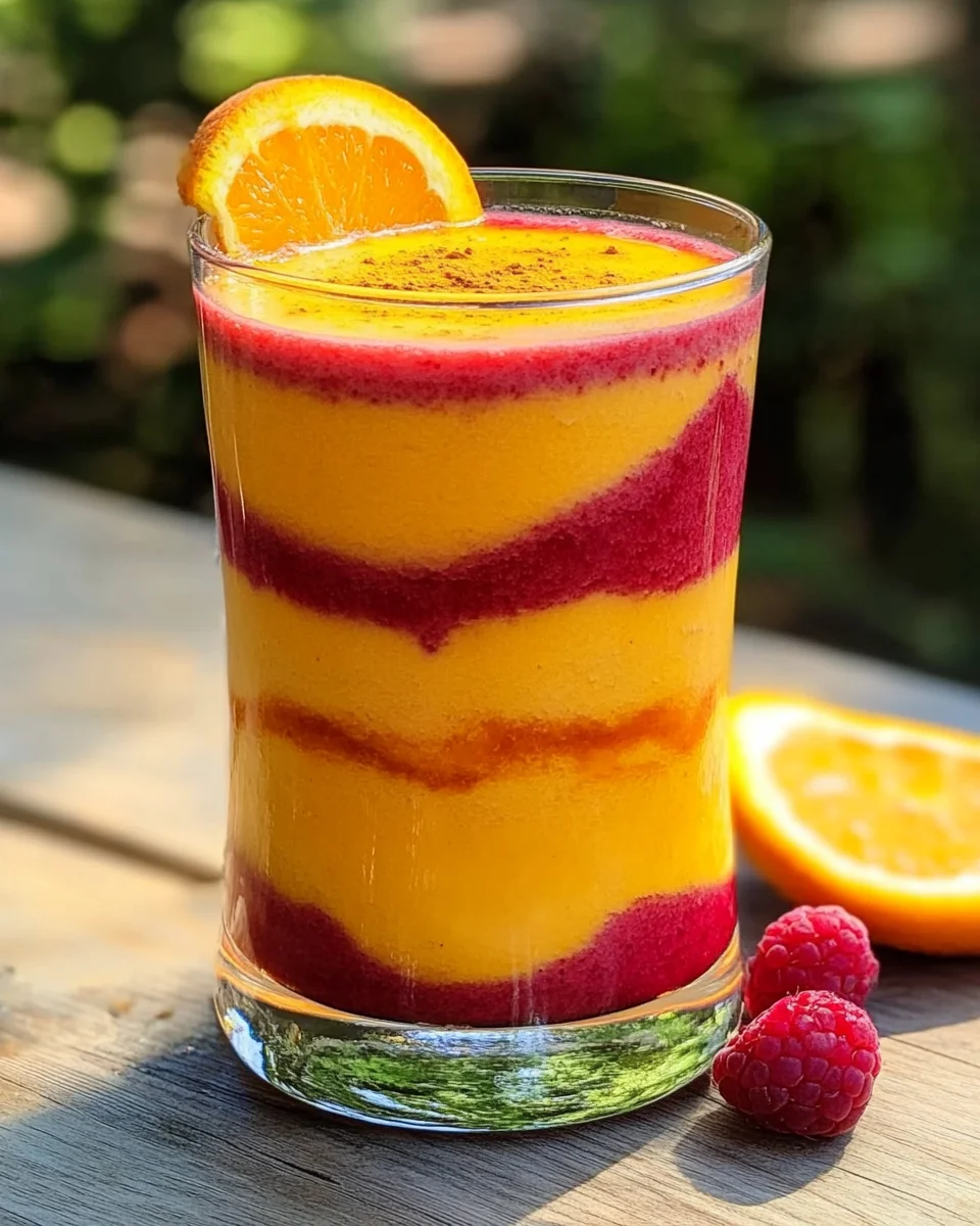 Golden Peach Sunrise Smoothie