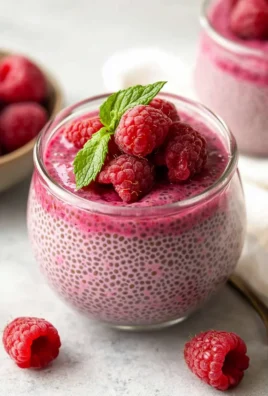 Healthy Raspberry Chia Pudding Recipe