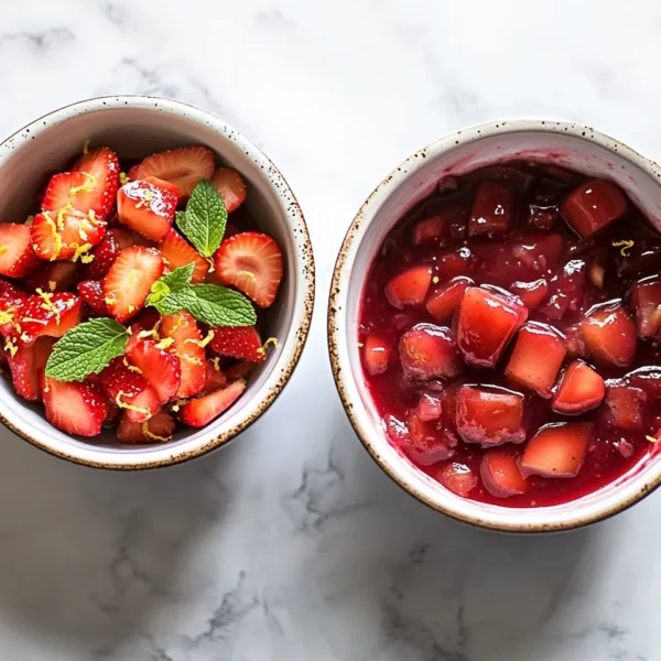 Strawberry Rhubarb Pie Filling (2 Ways: No-Cook and Easy 5 Minute Cooked Recipe)