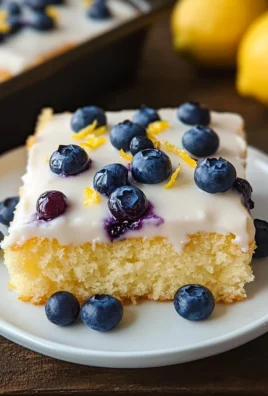 Lemon Blueberry Sheet Cake