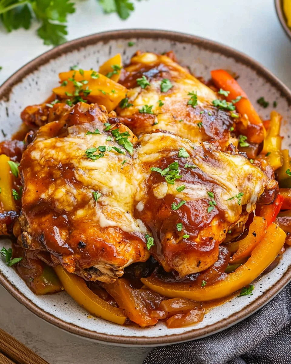 Low Carb BBQ Chicken Thighs