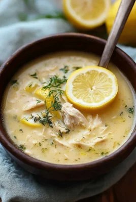 Mediterranean Lemon Chicken Soup: A Creamy, Comforting Bowl of Sunshine