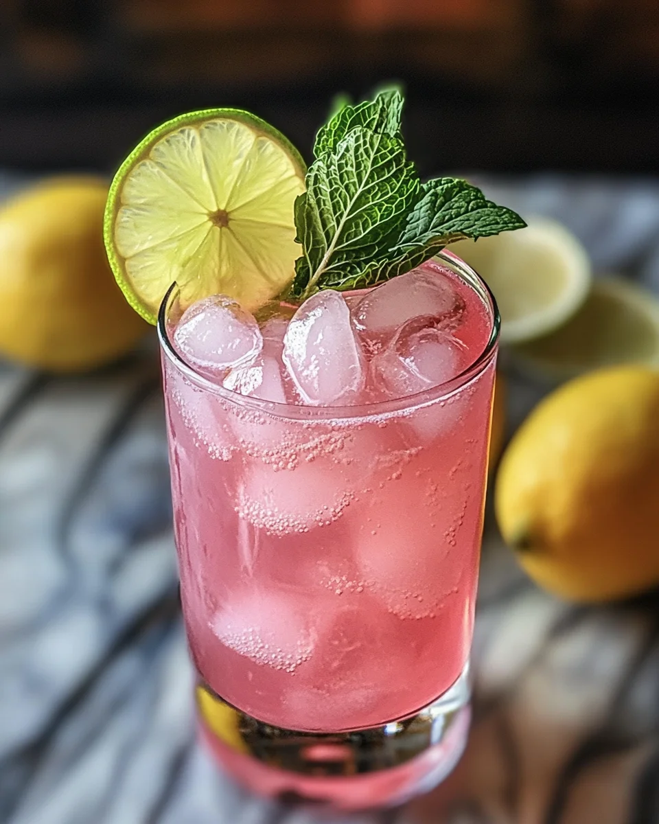 Pink Lemonade Cocktail