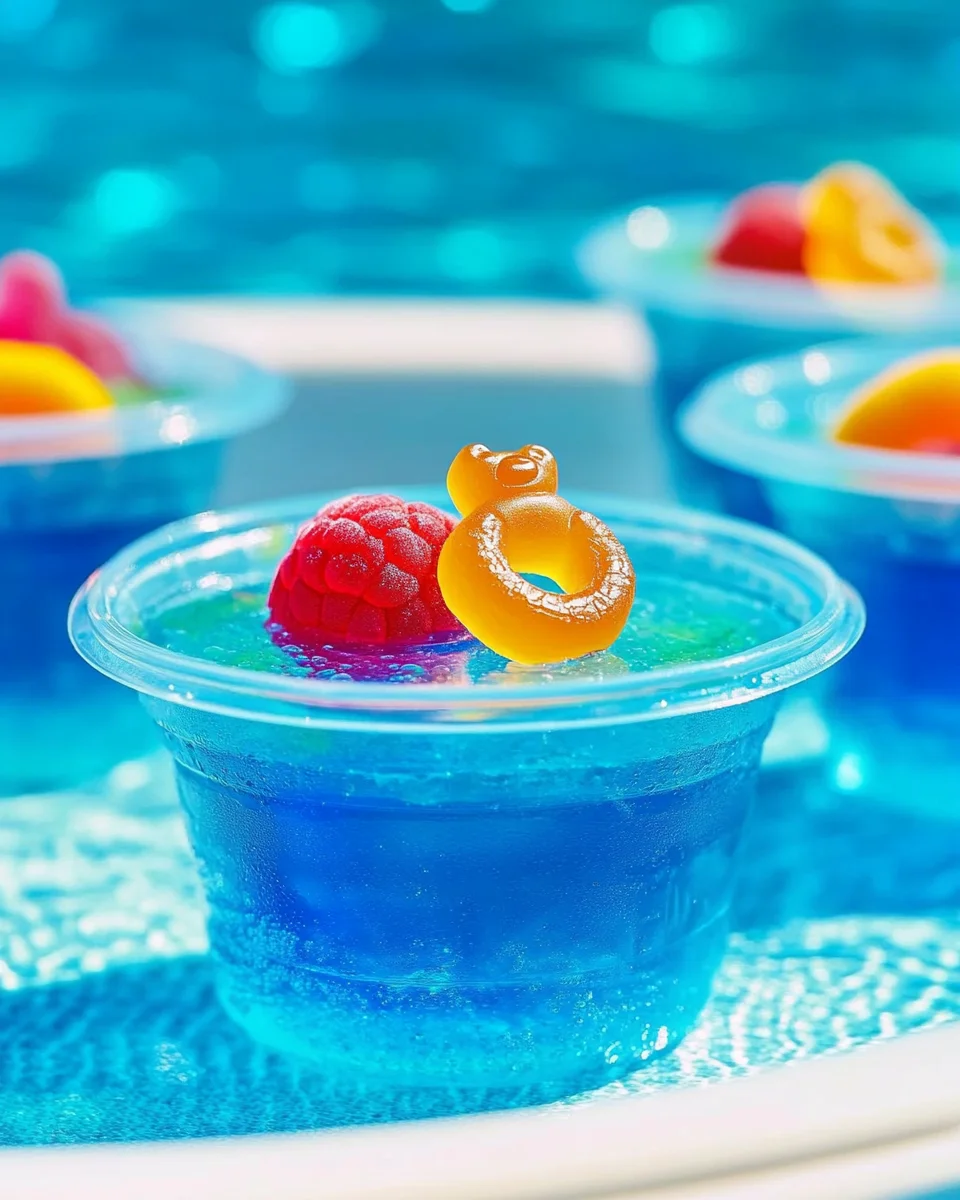 Pool Party Jello Shots