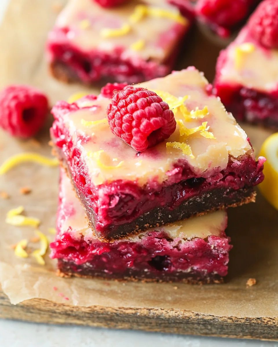 Raspberry Lemonade Bars