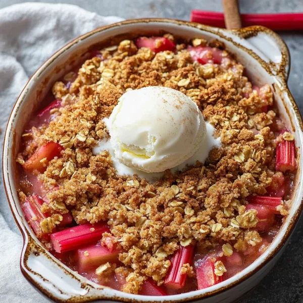 Rhubarb Crunch