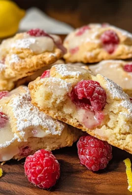 Ridiculously Easy Lemon Raspberry Scones