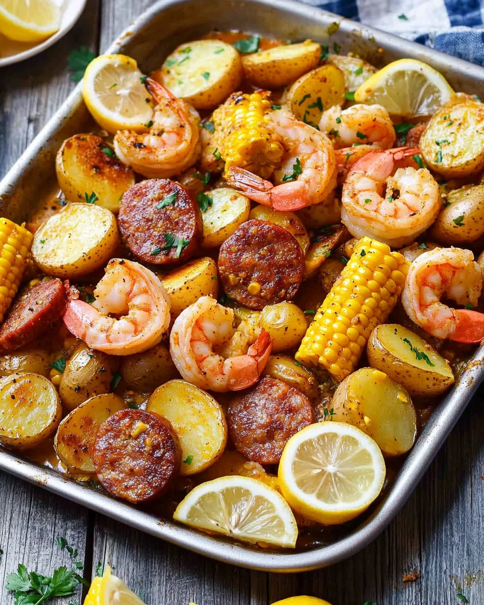 Sheet Pan Shrimp Boil