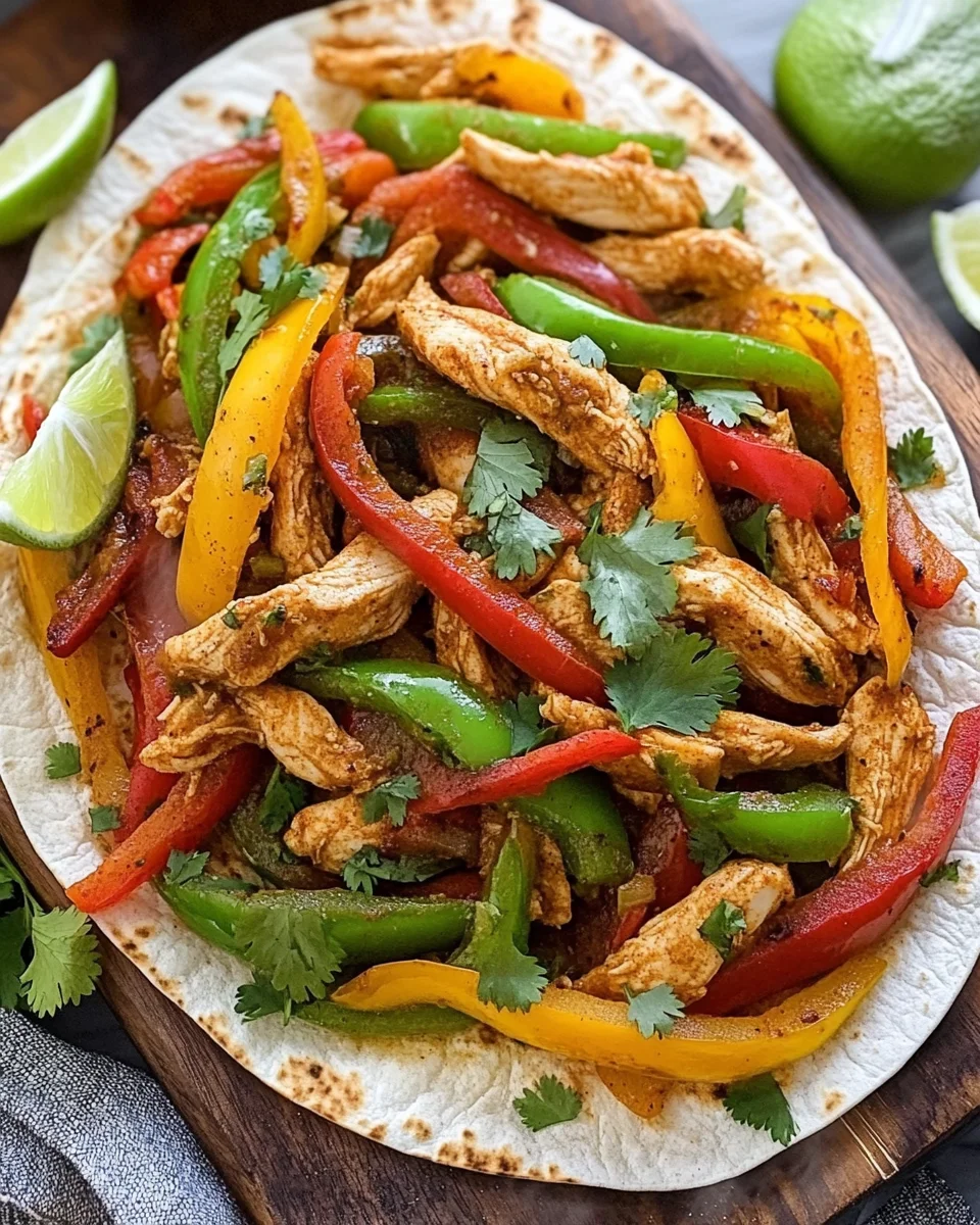 Slow Cooker Chicken Fajitas