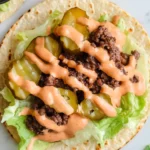 Smash Burger Taco Recipe + Burger Sauce