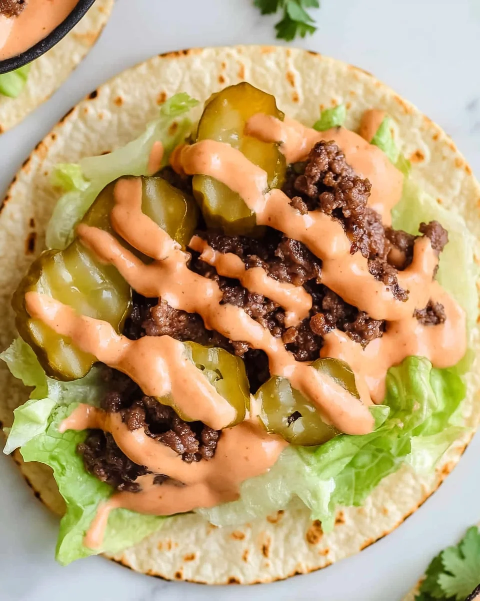 Smash Burger Taco Recipe + Burger Sauce