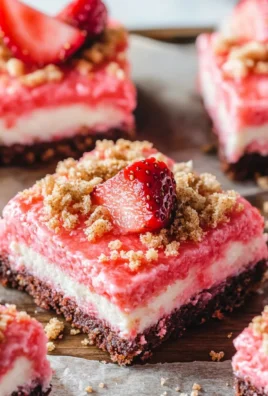 Strawberry Shortcake Brownies