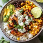 Street Corn Chicken Rice Bowl