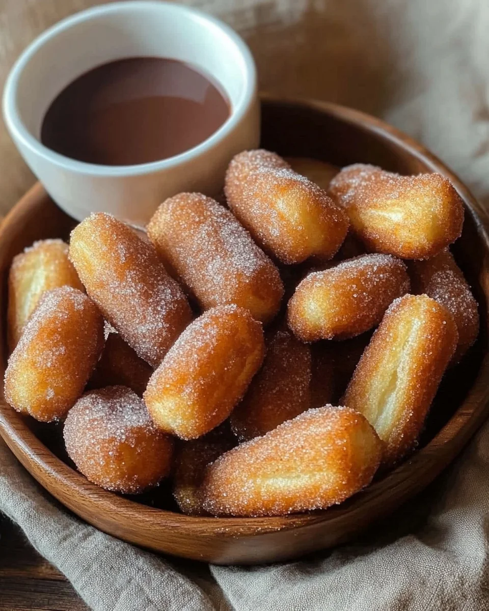 Sweet Air Fryer Churro Bites Recipe