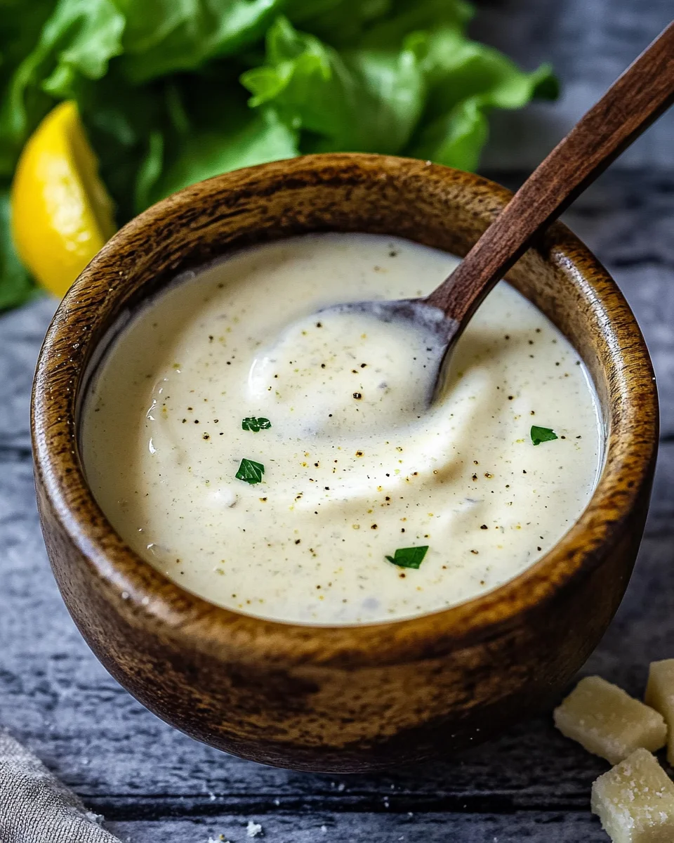 The Best Caesar Salad Dressing