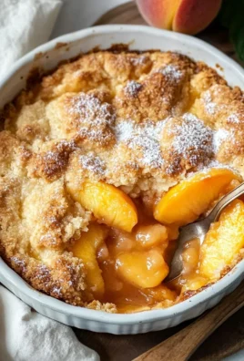 The Easiest Southern Peach Cobbler