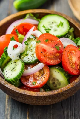 Tomato, Cucumber, and Onion Salad