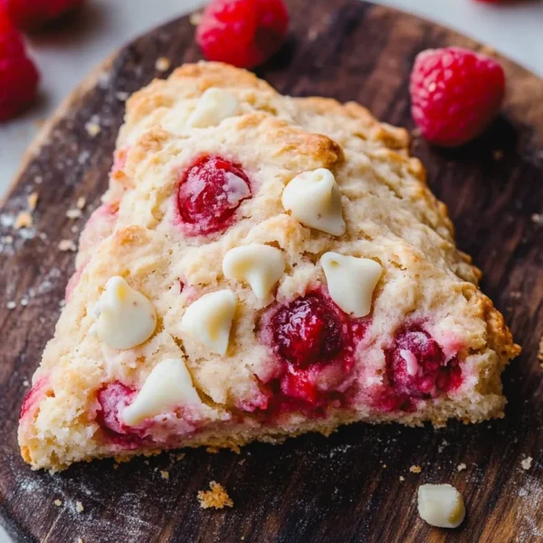 White Chocolate Raspberry Scones