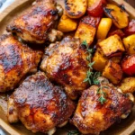 30-min Oven Baked Boneless Skinless Chicken Thighs