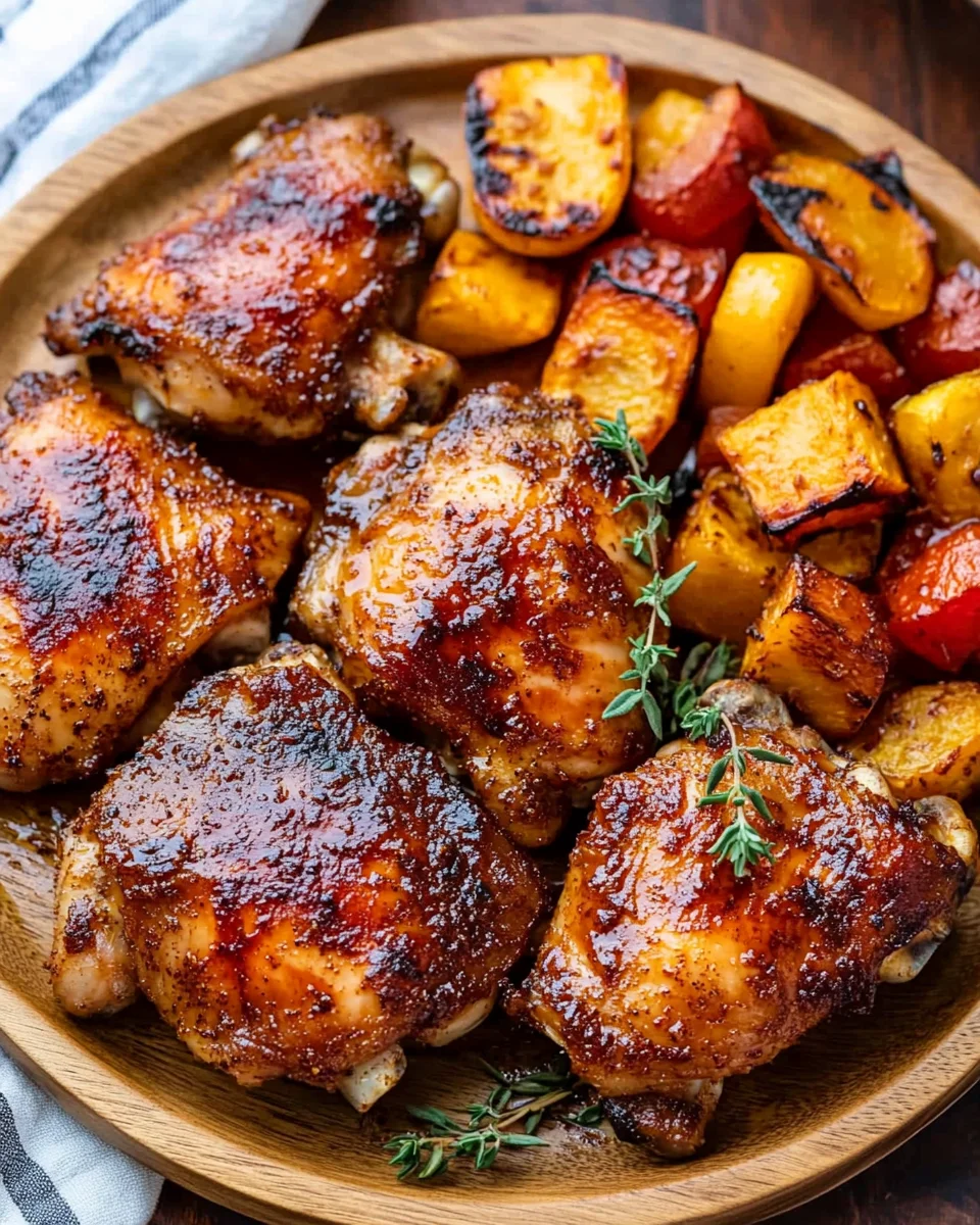 30-min Oven Baked Boneless Skinless Chicken Thighs
